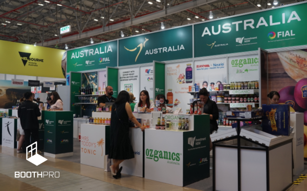 Kích thước của các loại booth.